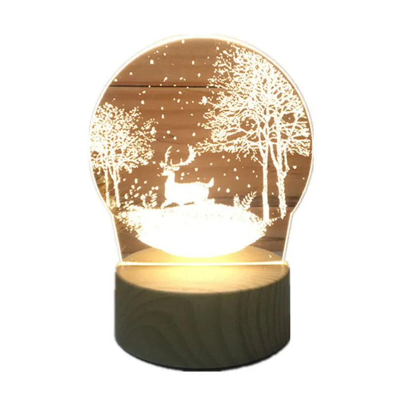 3D nightlight creative lamp