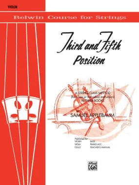 3rd and 5th position String Builder, Violin