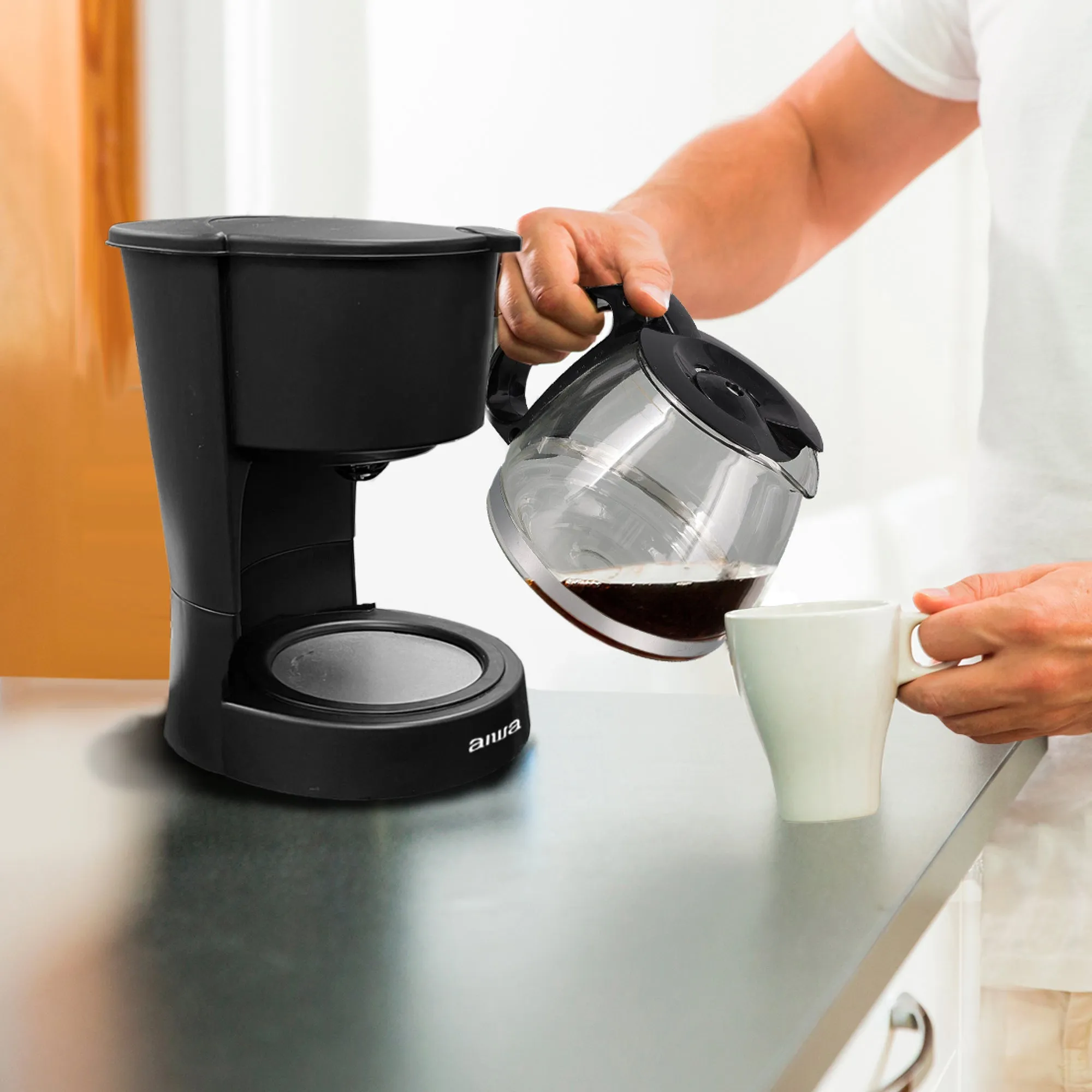 6 Cup Compact Coffee Maker