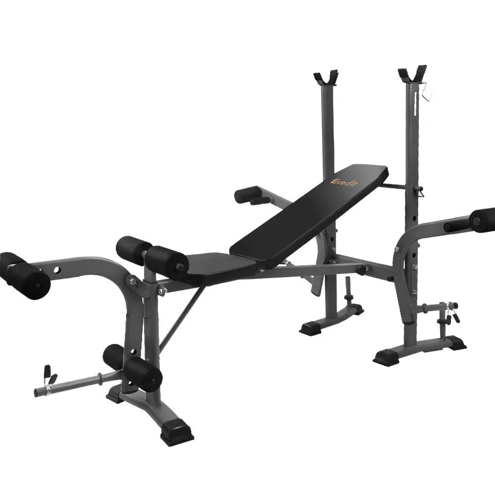 Adjustable 8-in-1 Weight Bench 200kg Capacity - Everfit