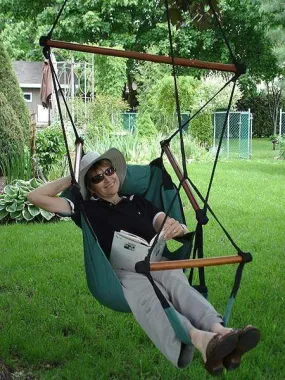 Adjustable Hanging Hammock Chair with Foot Rest