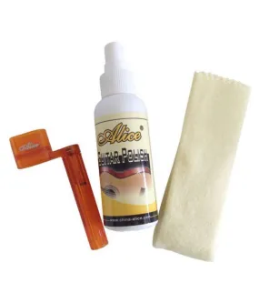 Alice Guitar Polish Cloth & Winder Set