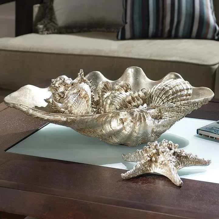 Antique Silver Finish Centerpiece