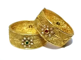 Beautiful Brass with Stones Fashion Bangle