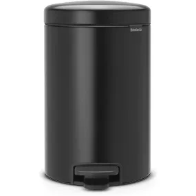 Brabantia NewIcon Pedal Bin 12L - Matt Black