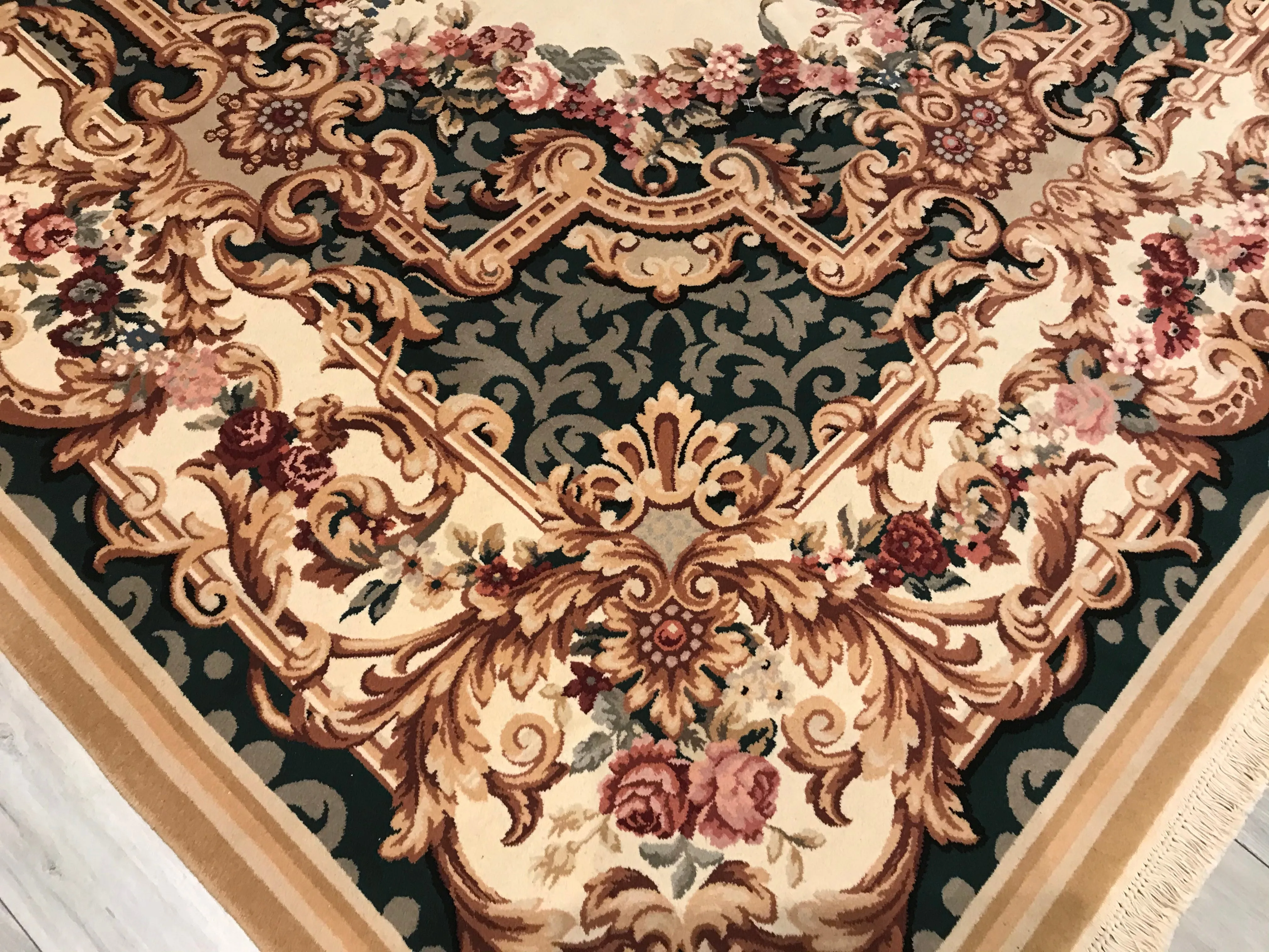 Chinese Aubusson Hand Knotted Wool 8X10