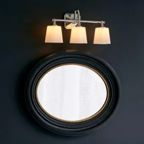 Classic Colonial Chrome and Opal Glass Wall Light | Various Sizes