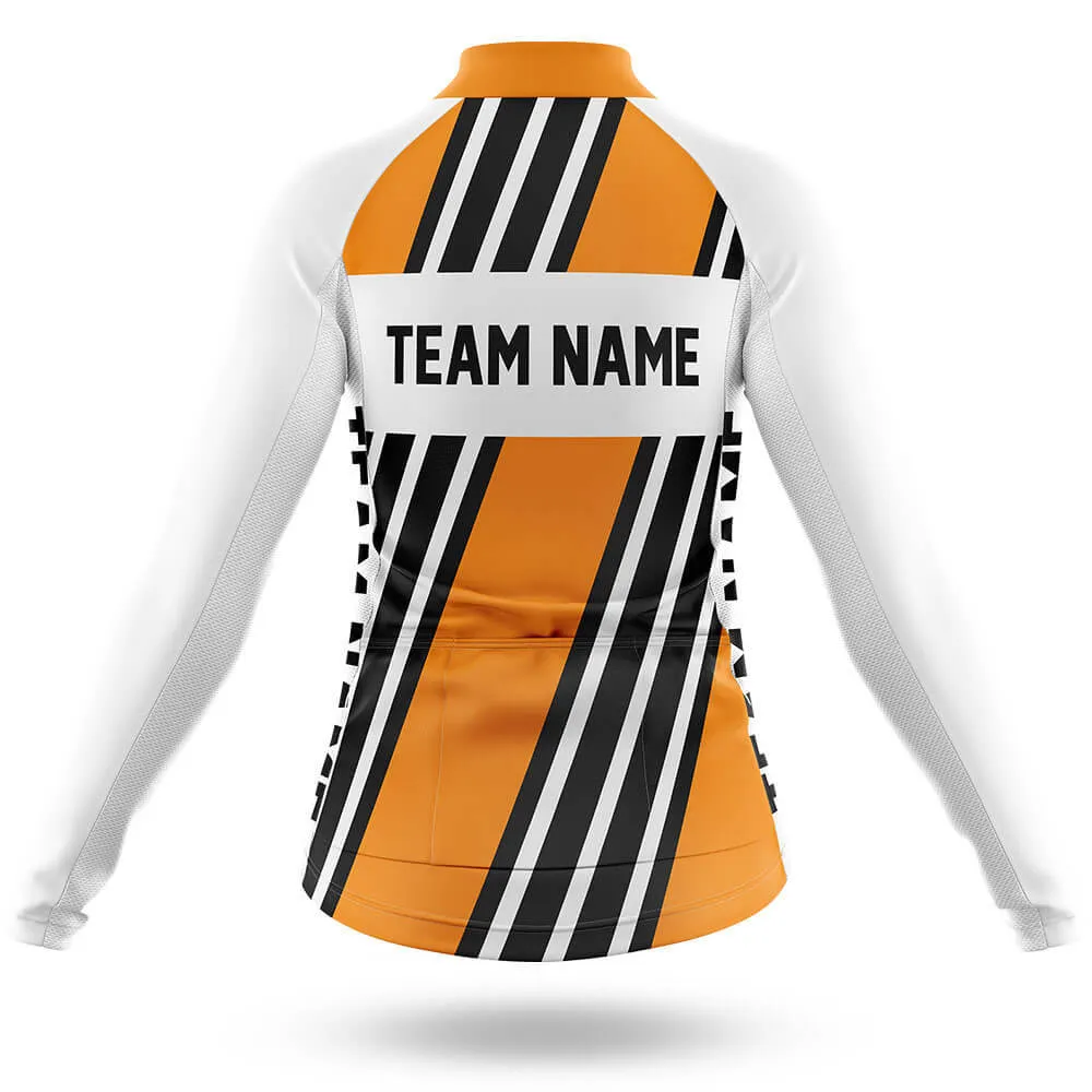 Custom Team Name M5 Yellow - Women's Cycling Kit