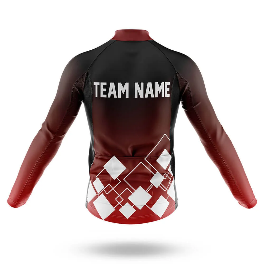 Custom Team Name V19 Red - Men's Cycling Kit