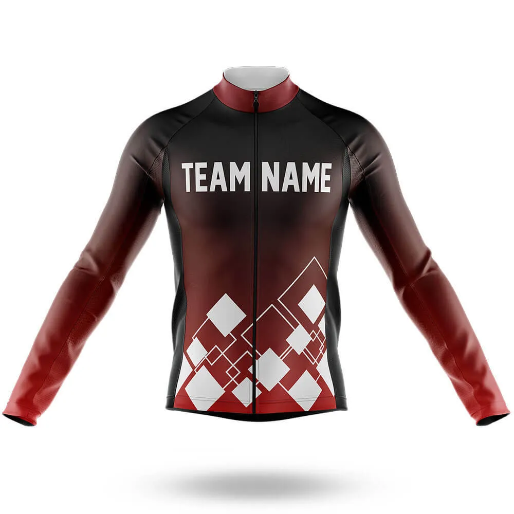 Custom Team Name V19 Red - Men's Cycling Kit