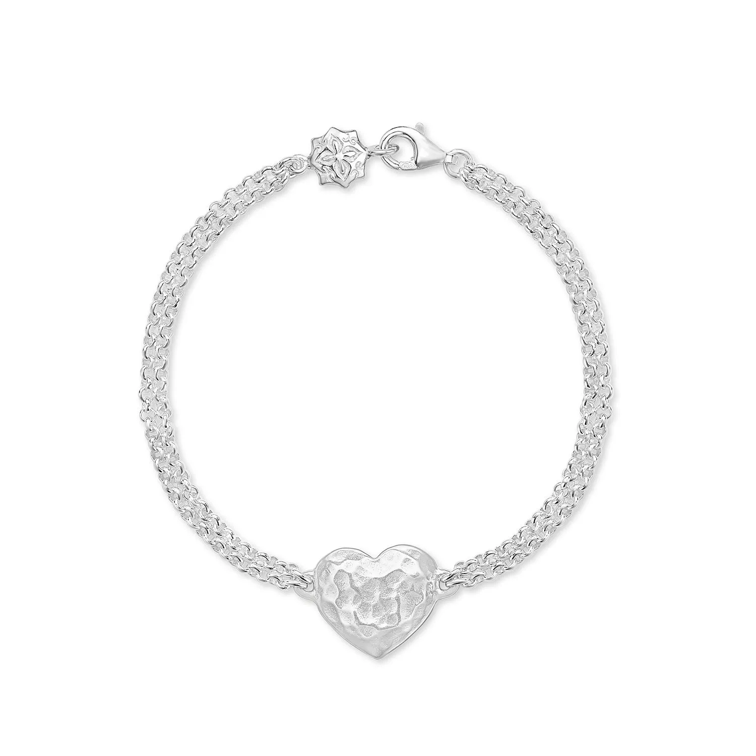 Engravable Heart Chain Bracelet