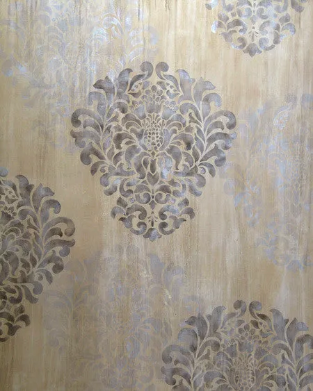 Grand Damask Wall Stencil