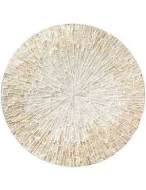 Hand-Cut Capiz Shell Tiles Placemat Set