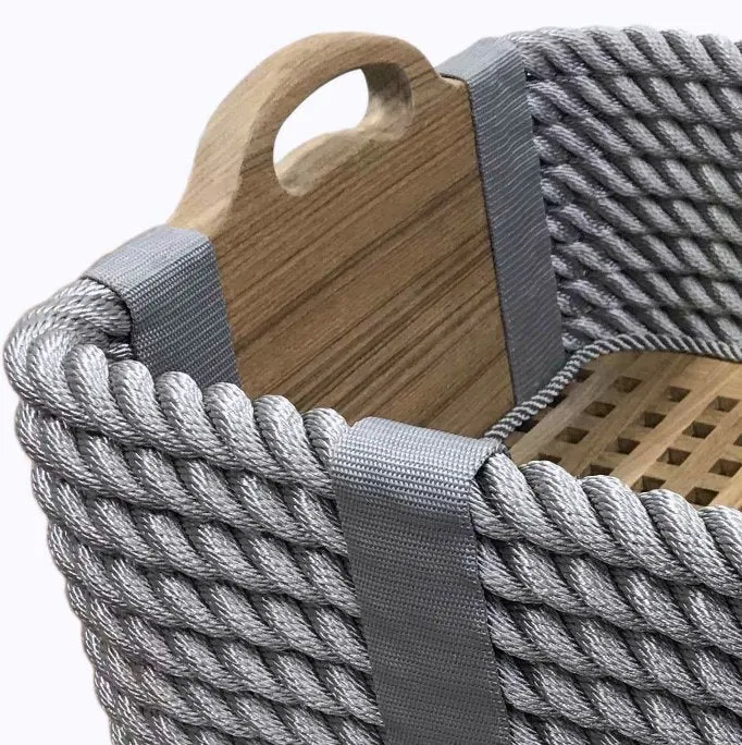 Italian Yachtsman's Cross-Hatch Shoe Basket