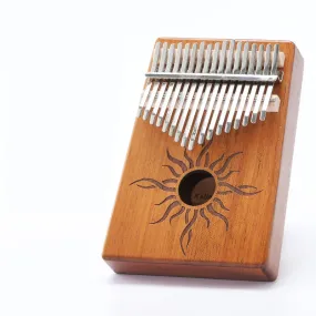 Kalimba 17 key Piano Beautifully Musical Instruments Mahogany Thumb Piano Portable Thumb Piano