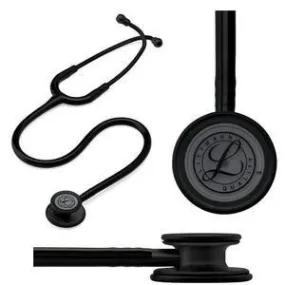 Littmann Classic III Stethoscope, Black Edition Chestpiece, Black Tube, 27"