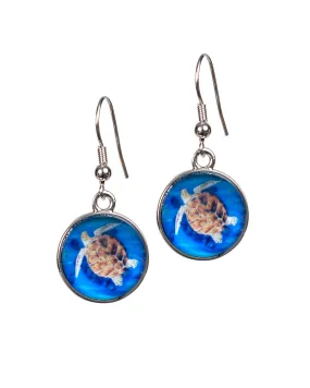 Loggerhead Sea Turtle Earrings- The Pilgrim