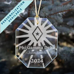 New! FIJI 2024 Personalized Limited Edition Retro Holiday Ornament