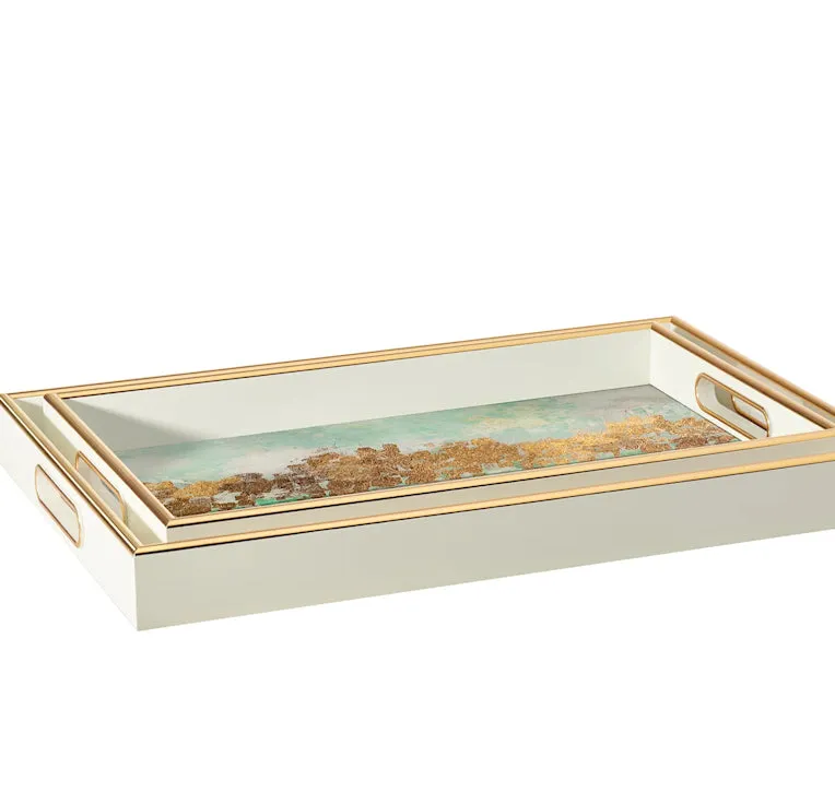 Ocean Mirage Serving Tray Set