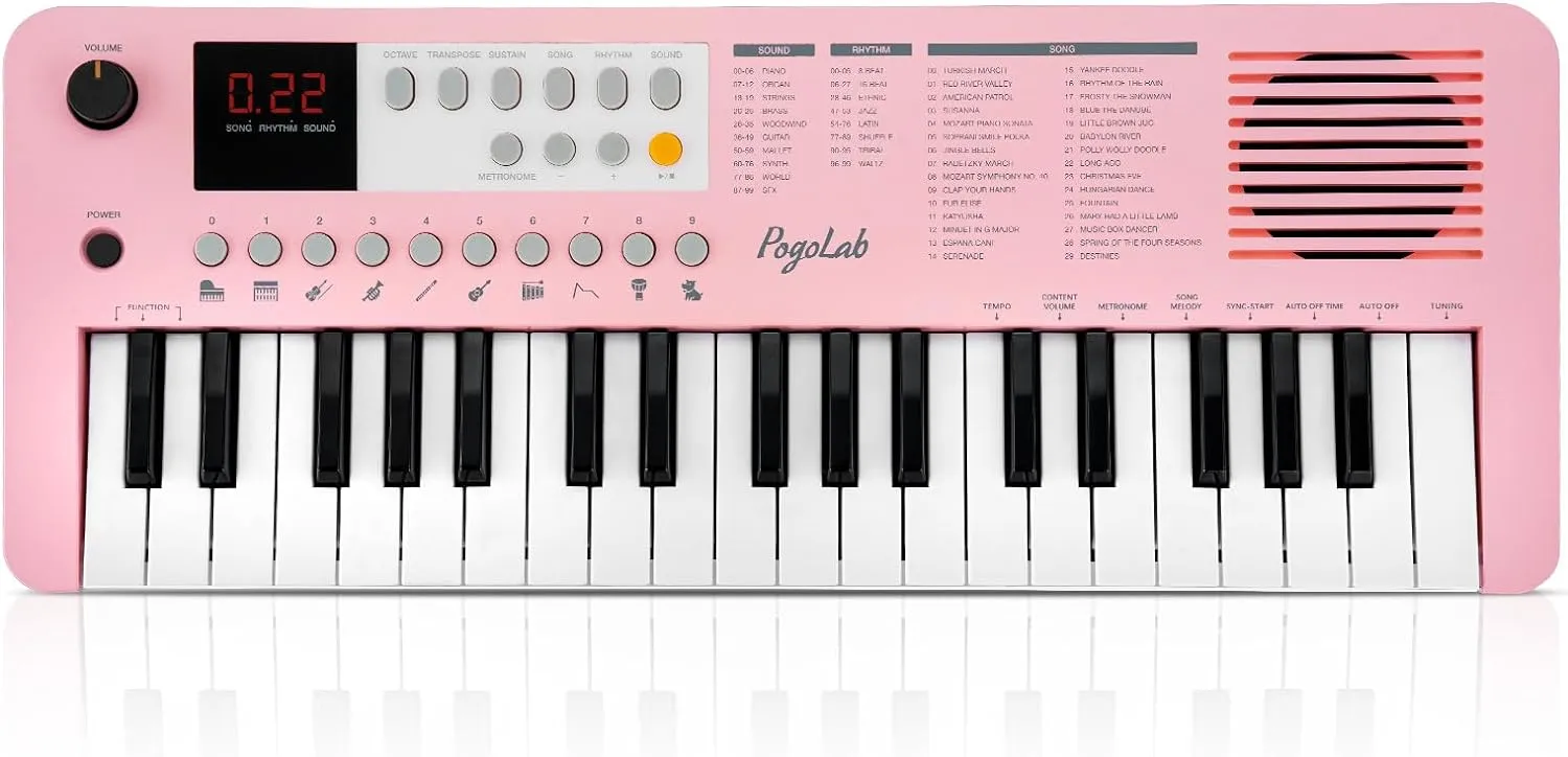 POGOLAB MK1 37 Keys Multifunctional Digital Keyboard Piano LED Display