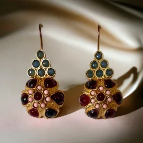 Red Garnet Earrings